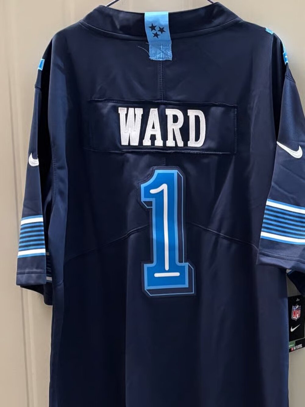 Cameron Ward Navy Stitched Jersey Vapor